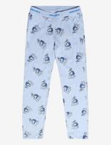 Icebreaker - Kids M 200 Oasis Leggings Bear Tour Aop - Apatinės kelnės - Mėlyna