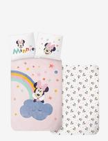 Minnie Mouse - Bed Linen Minnie 3394 - 100X140 40X45 Cm - Patalynės komplektas - Rožinė