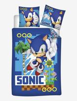 Sonic - Bed Linen Son 001 - 100X140, 40X45 Cm - Patalynės komplektas - Mėlyna