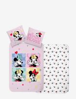 Minnie Mouse - Bed Linen Senior Minnie 1142 - 140X200, 60X63 Cm - Patalynės komplektas - Rožinė