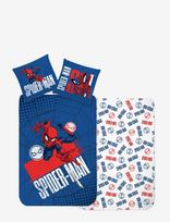 Spider-man - Bed Linen Senior Spiderman 1207 - 140X200, 60X63 Cm - Patalynės komplektas - Mėlyna
