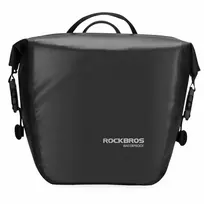 Rockbros AS-003-1BK dviračio sakva, atspari vandeniui, su petnešos diržu, montuojama priekyje/gale, 10-14 l - juoda