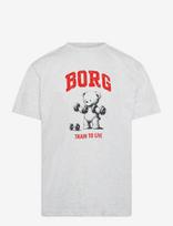 Björn Borg - Borg Classic Print T-Shirt - Sportiniai marškinėliai - Pilka