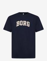 Björn Borg - Borg Classic Print T-Shirt - Sportiniai marškinėliai - Tamsiai mėlyna