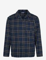 Björn Borg - Core Flannel Pyjama Shirt - Laisvalaikio marškinėliai - Tamsiai mėlyna