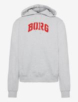 Björn Borg - Borg Classic Print Hoodie - Sportinis džemperis su gobtuvu - Pilka