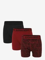 Björn Borg - Cotton Stretch Boxer 3P - Bokseriai - Marga / raštuota
