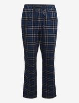 Björn Borg - Core Flannel Pyjama Pants - Kelnės - Tamsiai mėlyna