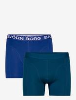 Björn Borg - Bamboo Cotton Blend Boxer 2P - Bokseriai - Marga / raštuota