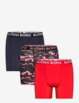 Björn Borg - Sports Microfiber Boxer 3P - Sportiniai apatiniai sluoksniai - Marga / raštuota