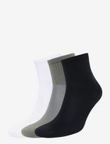 Björn Borg - Sports Mid Ankle Sock 3P - Sportinės kojinės - Marga / raštuota