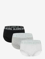 Björn Borg - Cotton Stretch Brief 3P - Kelnaitės - Balta