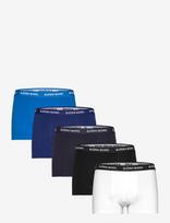 Björn Borg - Cotton Stretch Trunk 5P - Bokseriai - Marga / raštuota