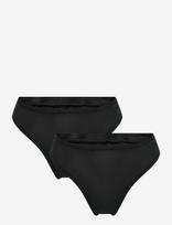 Björn Borg - Comfort High Leg Brief 2P - Sportinės kelnaitės - Juoda