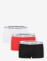 Björn Borg - Cotton Stretch Logo Boxer Shorts 3P - Apatinės kelnaitės - Marga / raštuota