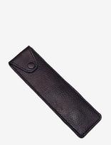 Parker - Parker Leather Pouch For Straight Razors - Skrudintuvas - Juoda