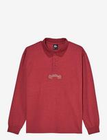 Quiksilver - Belem Heavy Polo - Sportiniai polo marškinėliai ilgomis rankovėmis - Raudona