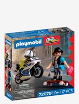 PLAYMOBIL - Motorcycle Chase - Playmobil City Action - Marga / raštuota