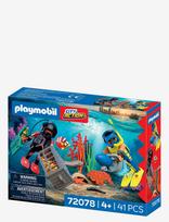PLAYMOBIL - Police Diver With Treasure - Playmobil City Action - Marga / raštuota
