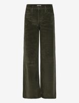 Levi's® - 318 Shaping Wide Leg Olive Nig - Plačios kelnės - Chaki spalva