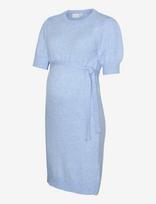 Mamalicious - Mlcarmen 2/4 Knit Abk Dress - Iki kelių ir midi suknelės - Mėlyna