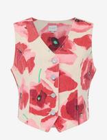 French Connection - Poppy Dallas Denim Waistcoat - Džinsinė liemenė - Raudona