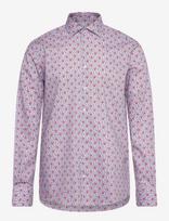 Bruun & Stengade - Bs Moller Slim Fit Shirt - Verslo marškiniai - Marga / raštuota