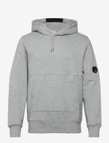 C.P. Company - Diagonal Raised Fleece Hooded Sweatshirt - Džemperis - Pilka