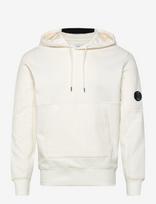 C.P. Company - Diagonal Raised Fleece Hooded Sweatshirt - Džemperis - Kreminė spalva
