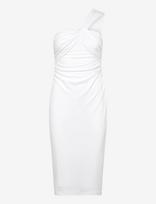 Lauren Ralph Lauren - Str Matte Jersey-R-Knt-Dresses - Iki kelių ir midi suknelės - Balta