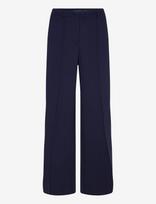 Lauren Ralph Lauren - Modern Ponte - R-Knt-Pants - Plačios kelnės - Tamsiai mėlyna