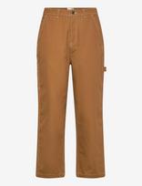 Timberland - Washed Duck Canvas Carpenter Pant Dark Wheat Boot - Cargo kelnės - Ruda