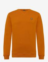 Lyle & Scott - Crew Neck Sweatshirt - Megztinis - Oranžinė
