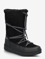 Viking - Snowcord Tall Warm Wp - Žieminiai batai su raišteliais - Juoda