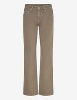 Gina Tricot - Wide Flare Jeans - Platėjančios kelnės - Chaki spalva