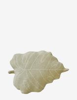 Lorena Canals - Knitted Cushion Baby Leaf Olive - Pagalvėlė - Žalia