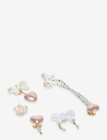 Crocs - Bow And Pink Heart 5 Pack - Kiti batų aksesuarai - Balta