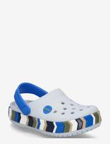 Crocs - Crocband Chevron Band Clog T - Klumpės - Pilka