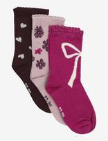 Minymo - 3-Pack Socks - Kūdikių kojinės - Violetinė