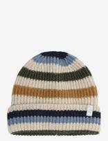 Minymo - Striped Knit Hat - Kepurė - Chaki spalva