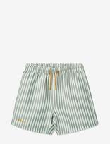 Liewood - Duke Stripe Board Shorts - Maudymosi šortai - Žalia