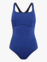 Speedo - Solid Flex Band Swimsuit - Sportinis maudymosi kostiumėlis - Tamsiai mėlyna