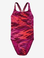 Speedo - Hyperboom Print Medalist Swimsuit - Maudymosi kostiumėlis - Rožinė
