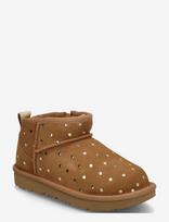 UGG - T Classic Ultra Mini Shiny Dots - Žieminiai batai užsimaunami - Ruda