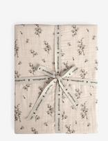 Garbo&Friends - Muslin Fitted Sheet Junior, 60X120X20 Cm, Jardim - Patalynė - Kreminė spalva