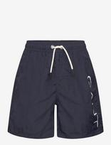 Gant Kids - Gant Logo Swimshort - Maudymosi šortai - Tamsiai mėlyna
