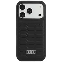 Audi GT sintetinės odos „MagSafe“ dėklas „iPhone 18 Pro / 17 Pro“, juodas