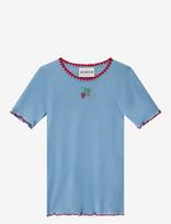 Helmstedt - Trine Short Sleeve - Marškinėliai trumpomis rankovėmis - Mėlyna