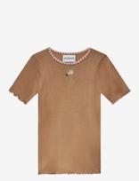 Helmstedt - Trine Short Sleeve - Marškinėliai trumpomis rankovėmis - Ruda