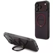 Mercedes AMG IML Double Layer Urban Line dėklas su Ring Stand ir MagSafe, skirtas iPhone 18 Pro Max / 17 Pro Max, bordo spalvos
